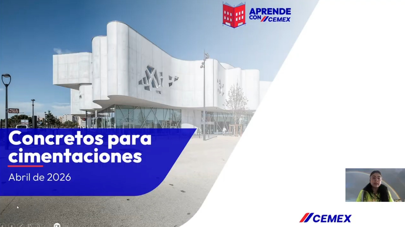 Cada proyecto comienza con un desafío que no siempre es visible: el terreno sobre el que se construirá. En esta charla descubrirás cómo las características del suelo influyen en el diseño de las cimentaciones y en la selección del concreto ideal para garantizar seguridad, durabilidad y desempeño estructural.
<br><br>
 Acompáñanos en un recorrido por los principales tipos de suelo, las metodologías de construcción de cimentaciones profundas y las tecnologías de concreto que permiten enfrentar condiciones exigentes como presencia de agua, ambientes agresivos y suelos de baja capacidad portante. Con ejemplos reales y casos de proyectos de infraestructura, conocerás las mejores prácticas para construir desde una base sólida.
 
 